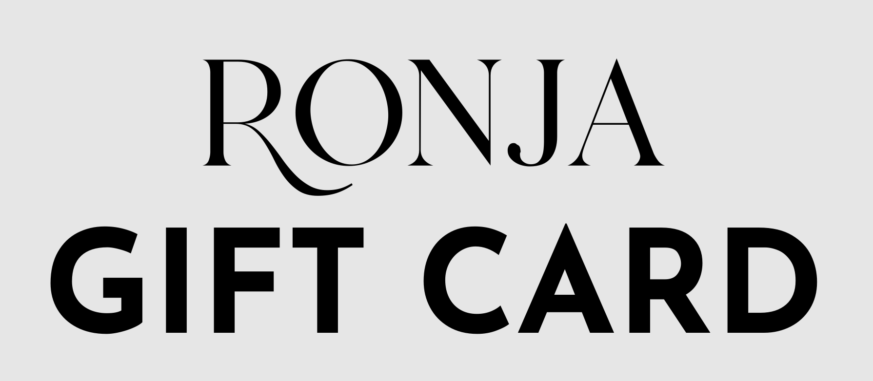 Ronja Studio digital gift card – personalized gift for her, perfect for custom bag charm shopping online