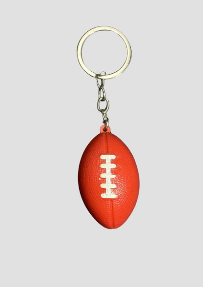 American Football charm – sporty bag charm shaped like a football, perfect for bold styling