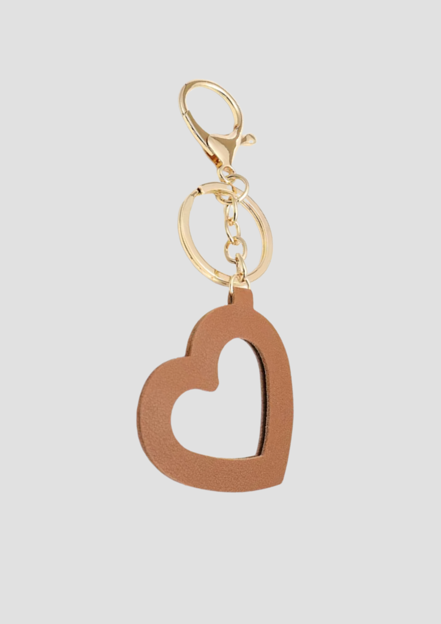 Heart Mirror charm – heart-shaped mirror charm with elegant finish from Ronja Studio